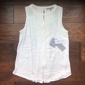 Daniel Rainn- Quin Keyhole Crochet Top - BRAND NEW